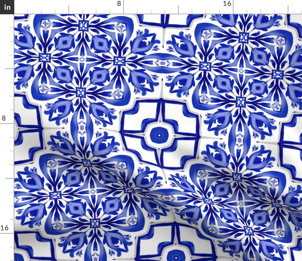 Blue Mediterranean,mosaic tiles