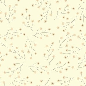 Yellow bliss floral pattern