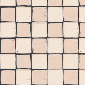 Square blocks in Skin tone-big