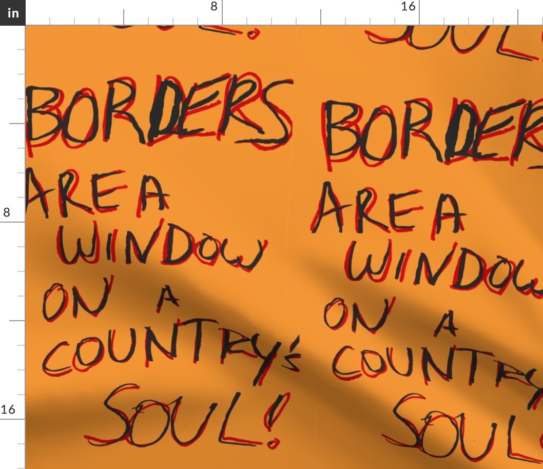 Borders Are a Window on a Country's Soul.
