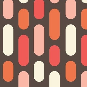 Stacked Pills - peach - large