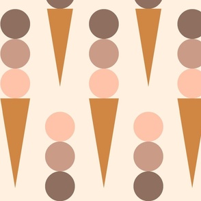 Maximalist Ice Cream Cone Minimalism