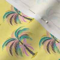 colorful palms with pink ribbons | tiny