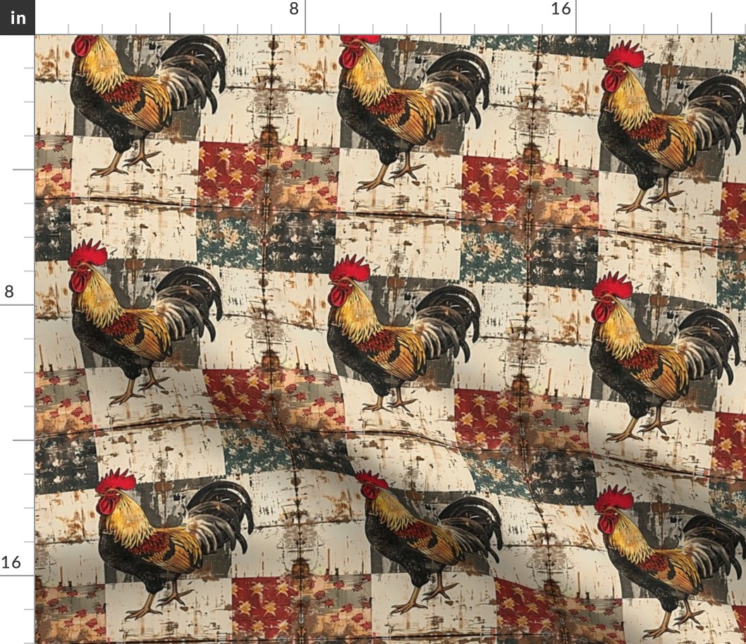 Patchwork Rooster 8