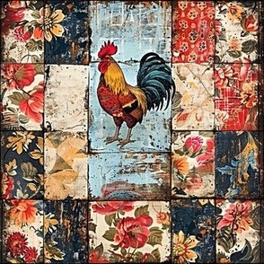 Patchwork Rooster 9