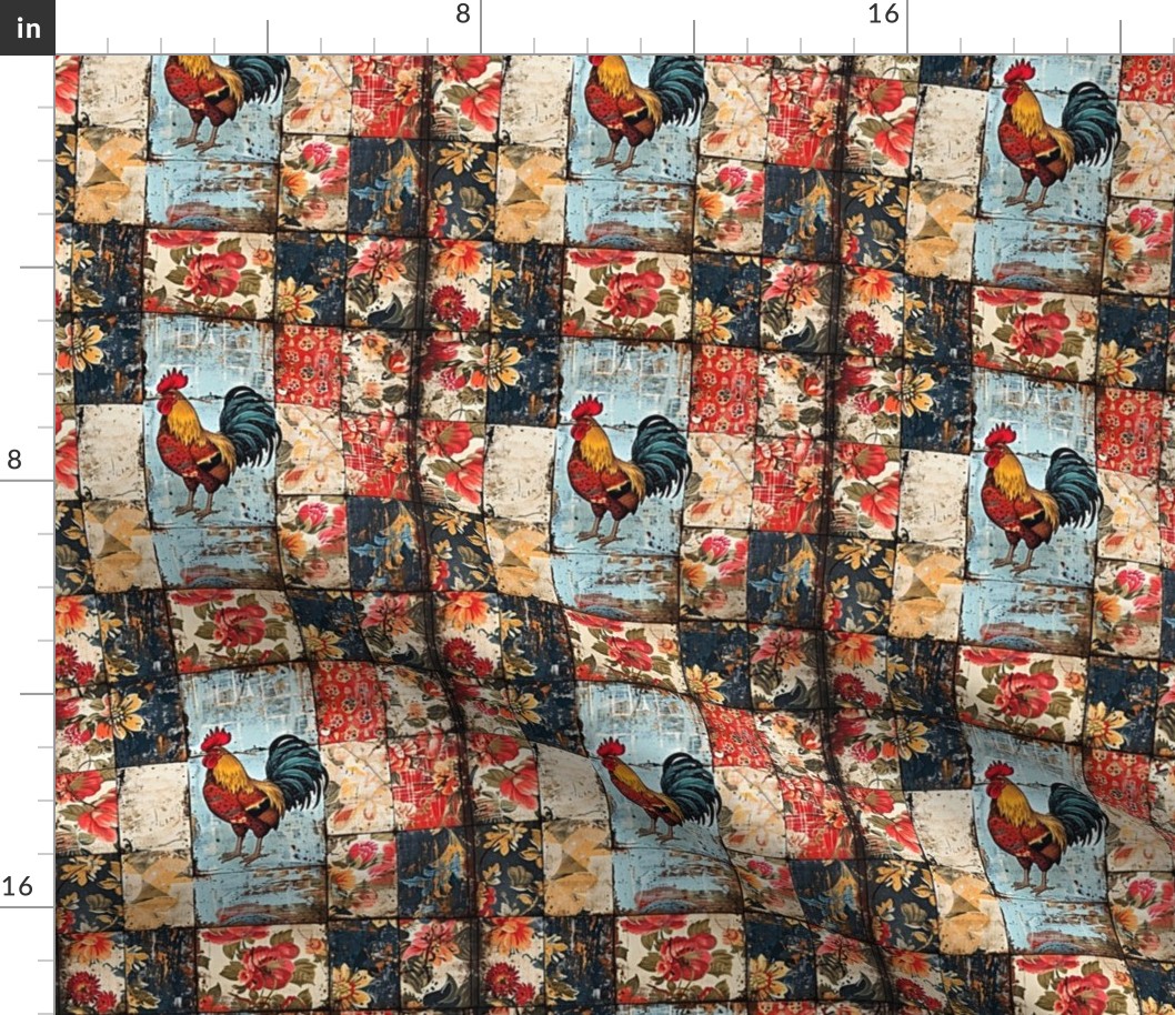 Patchwork Rooster 9