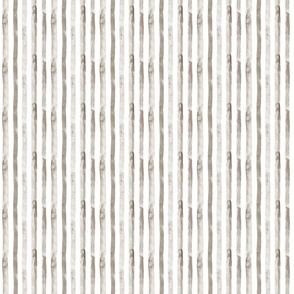 3" Watercolor stripes in faded brown - vertical 