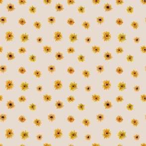 Watercolor Sunflowers//Medium//6"