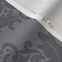 Charcoal Damask