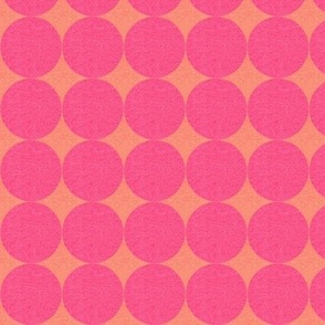 circles hot pink