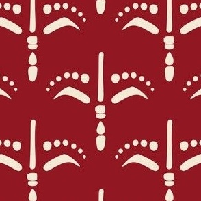 tribal-mask-burgundy-