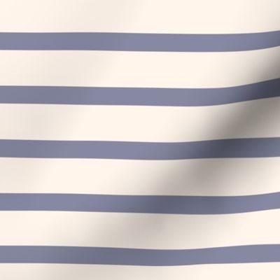Breton Purple Grey French Sailor Stripe Lavender Grey and Cream Nautical Stripes