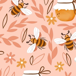 Honey and bees (Large scale)