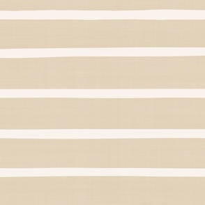 Simple Horizontal Stripe Pattern Coordinate For Fleur de Lis Pattern Beige White