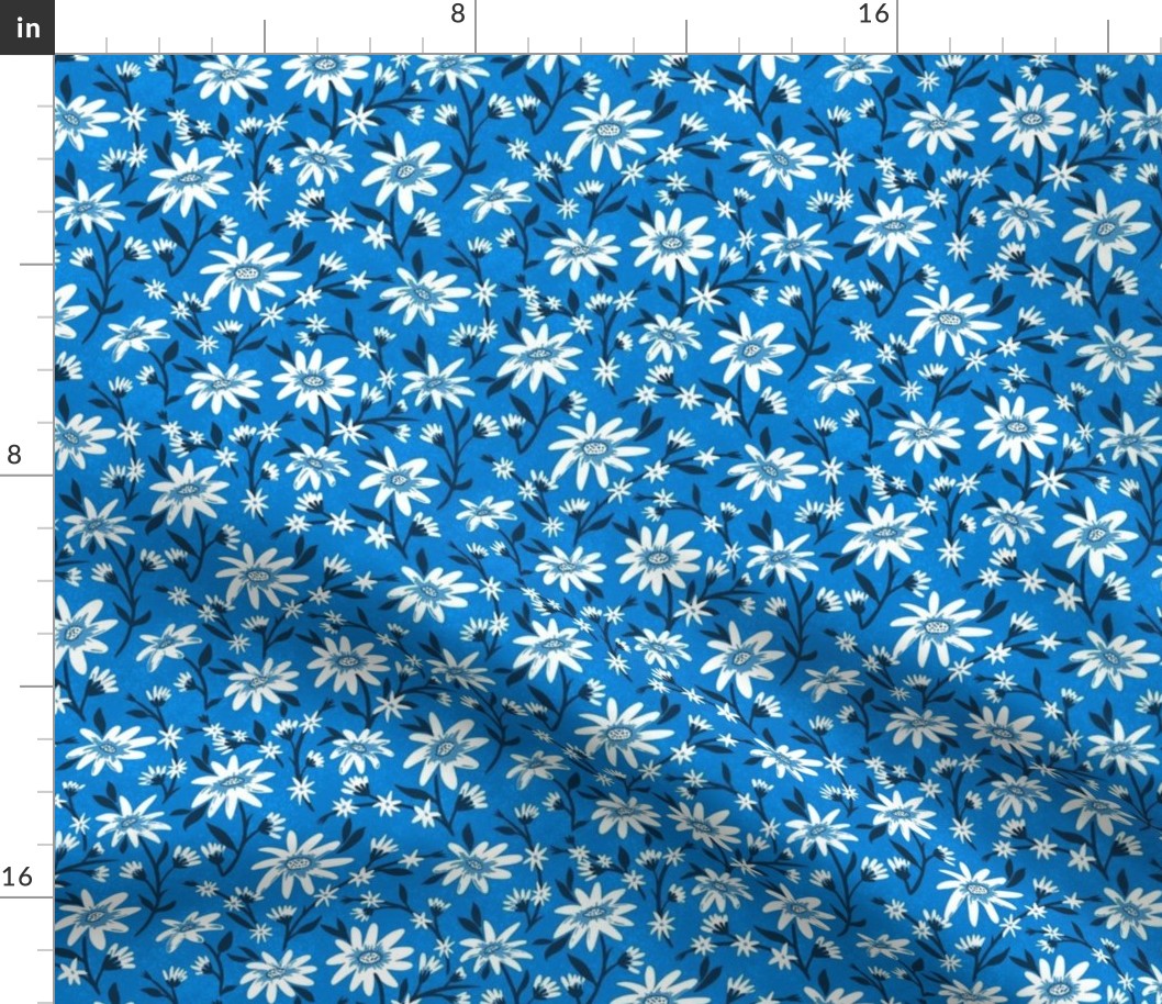 Blueness bliss floral  small scale