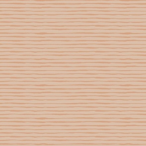 Textured wavy peach stripes on a light peach background on peach background (Small)