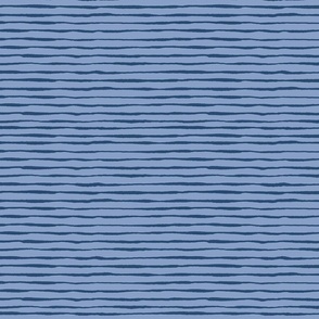 Textured wavy denim blue stripes (Small)