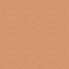 Textured wavy orange stripes on peach background Small)