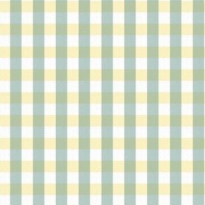 Tiny gingham in yellow and green (Spring Collection)