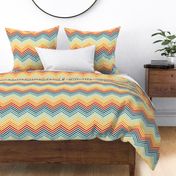 Chevron Rainbow Pop Print