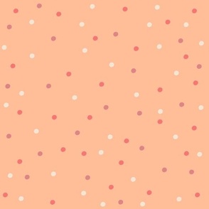 Peach fuzz dots