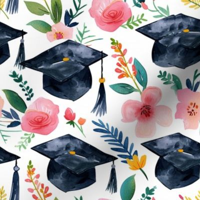 Cute Graduation Hats and Floral 
