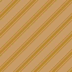 Monochromatic Yellow Ticking Stripe