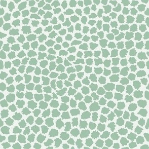 Leopard Pattern Print - Seaglass Green - (L) 8 inch