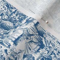 Alice's Adventures in Toile - monaco blue