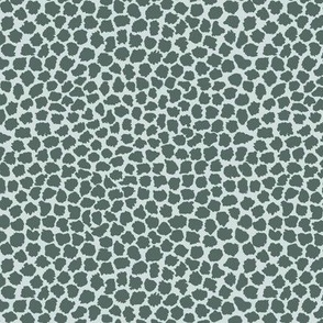 Leopard Pattern Print - Teal Blue Ocean - 6 inch