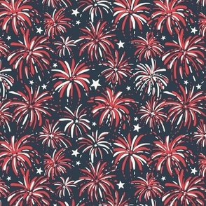 Stars _ Fireworks_Medium_Stratified Sea Blue