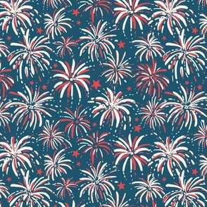 Stars _ Fireworks_Medium_Corsair Blue