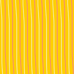 Yellow Vertical Stripe Pattern