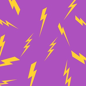 Lightning Purple Background Y2K Pattern