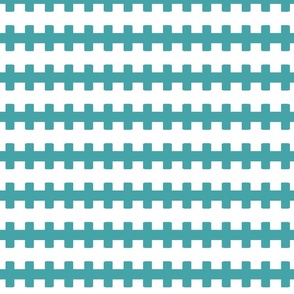 Monorail Stripes - Teal