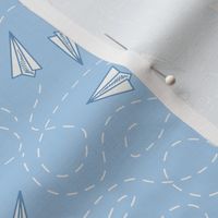 Paper Airplanes in Light Blue - Mini
