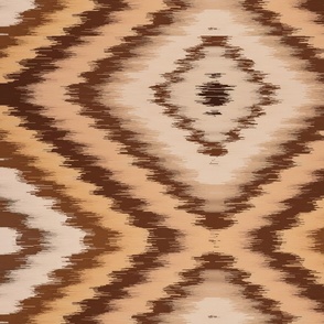 Warm Minimalism Ikat Ethnic 