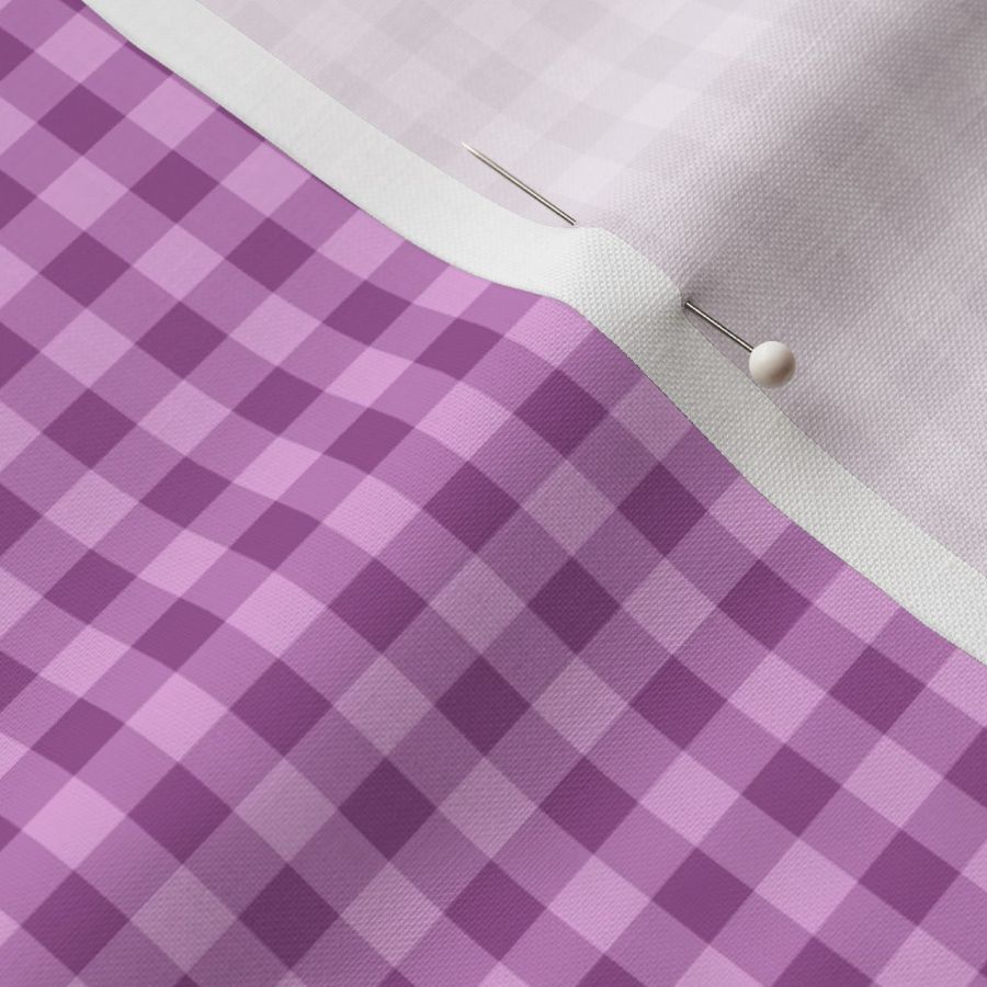 Classic Gingham Plaid, Sweet Pea Purple