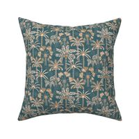 Palm Oasis (teal) MED 