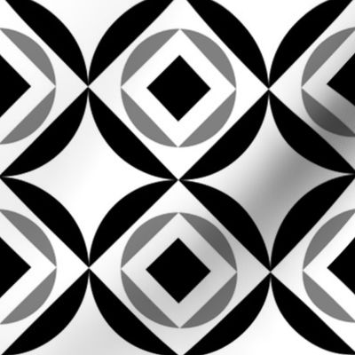 Monochrome Geometric Circles