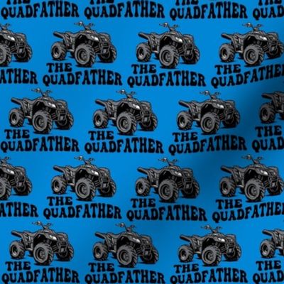 Small The Quadfather 4x4 ATV Off Roading  Grey and Blue
