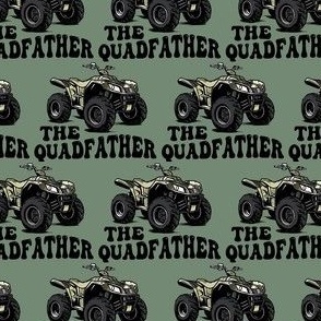 Small The Quadfather 4x4 ATV Off Roading Green