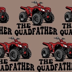 Large The Quadfather 4x4 ATV Off Roading Red