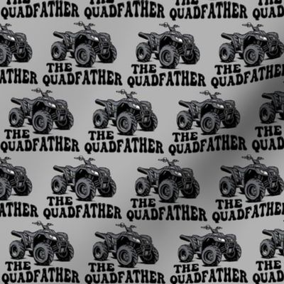 Small The Quadfather 4x4 ATV Off Roading  Grey