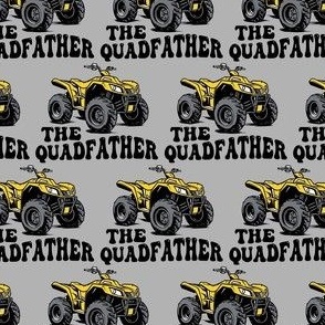 Small The Quadfather 4x4 ATV Off Roading  Yellow