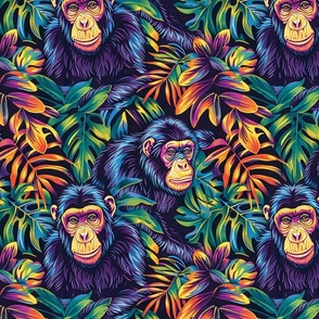 chimpanzee monkey botanical