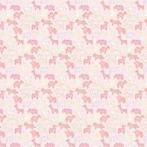 Animal Cookies (smallest scale, pink background)