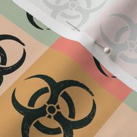 Stylish Modern Biohazard Print