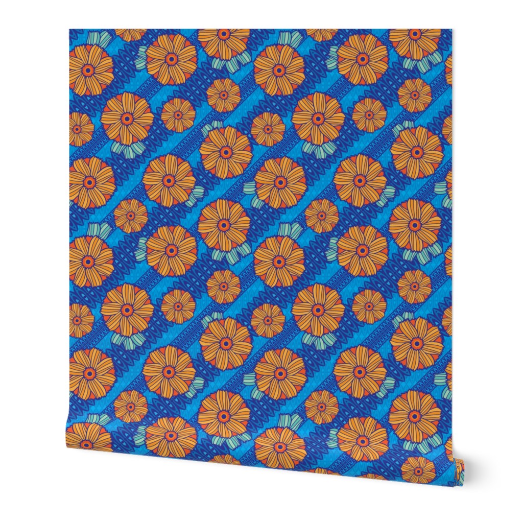 Boho Blossoms (Blue)