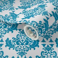 Delicious Damask in Blues